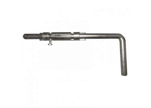 Засов воротный вертикальный 320 мм. Круглый шток. Арт.64.069 фото 1