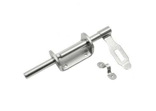 Засов горизонтальный воротный с проушиной 190мм. фото 1