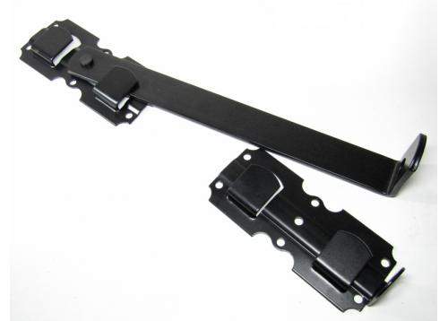 Засов-задвижка ворот черный матовый. Арт.ЗЗВ-470-S фото 1