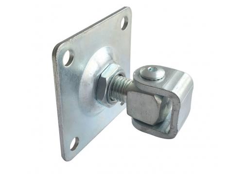 Петля регулируемая с пластиной крепления 55*75, М12. Арт.JL03P фото 1