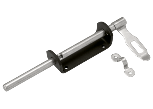 Засов вертикальный пружинный 280мм. фото 1